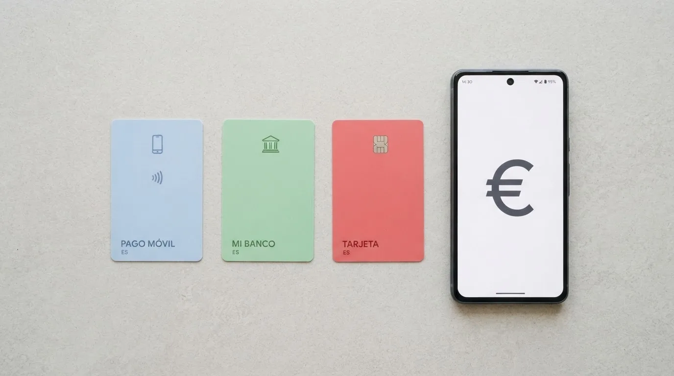 Logotipos de Bizum, Visa, Mastercard y transferencia bancaria, los métodos que aceptan depósitos desde 1 euro en casinos españoles